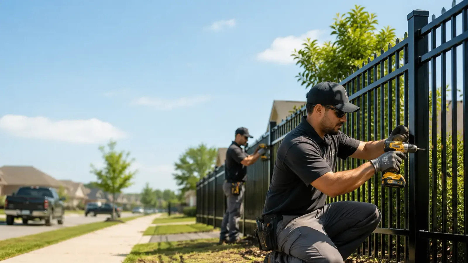 Metal Fence Installation in Shallowater, TX
